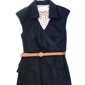 Leifsdottir Anthropologie belted Eden dress